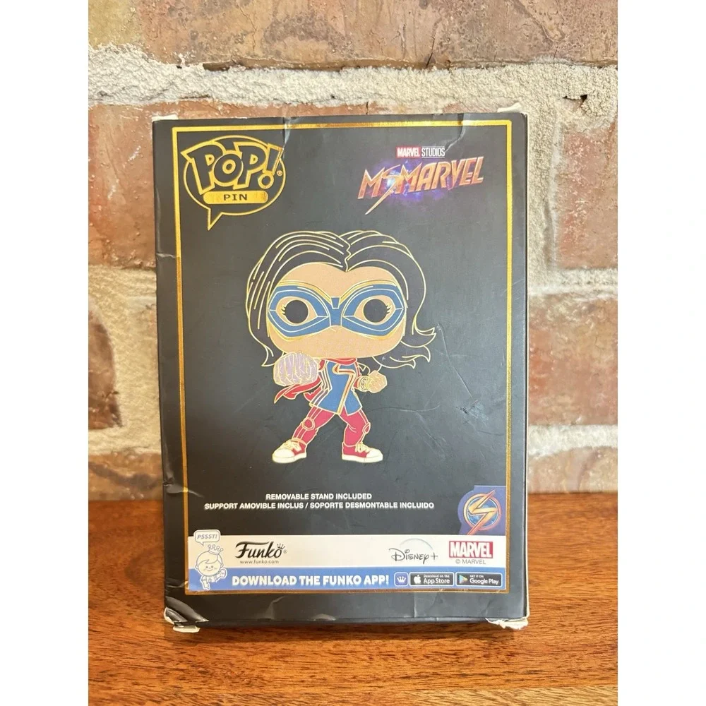 Funko Pop! Pin Ms. Marvel Enamel Pin SE Target Exclusive, Quick Ship! Good Cond!